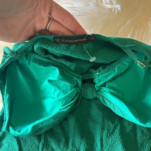 ViX Paula Hermanny Firenze Erin Knot Mini Dress Size L New Revolve - Picture 5 of 8